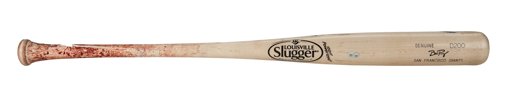 2014 Buster Posey Game Used Louisville Slugger D200 Model Bat (MLB Authenticated)